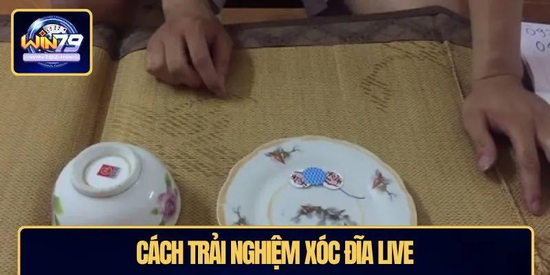 Cách trải nghiệm Xóc Đĩa live