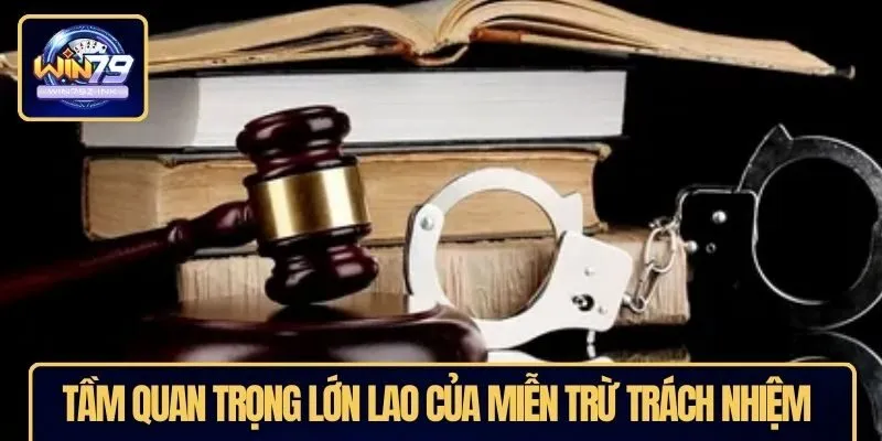 Tầm quan trọng lớn lao của miễn trừ trách nhiệm 